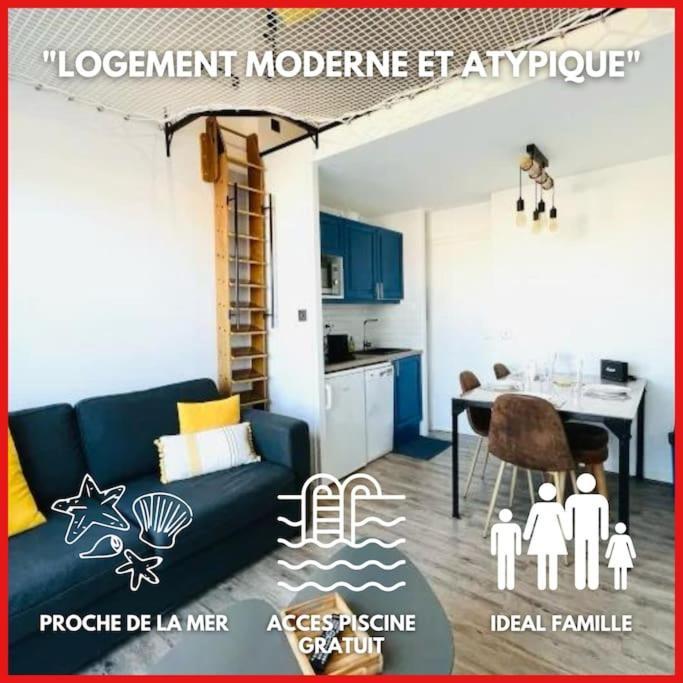 "Le Filet Du Lac" Appartement Atypique, 5 Personnes, Duplex, Vue Lac, Acces Parc Aquatique Gratuit Talmont-Saint-Hilaire Exteriér fotografie